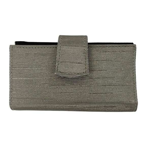 Lancôme Handbags - LANCOME Metallic Lipstick Cosmetic Case Mirror Card Slot Made in France